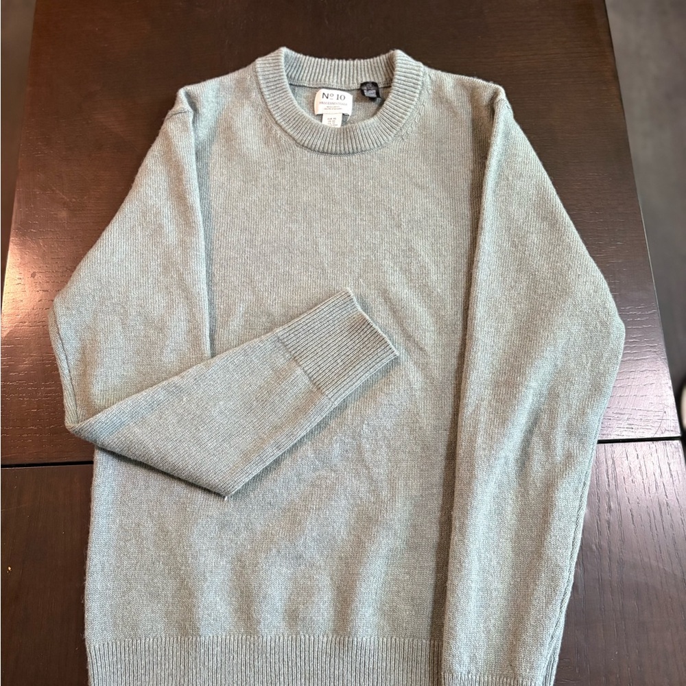 H&M Gray Crewneck Sweater Minimalist Design